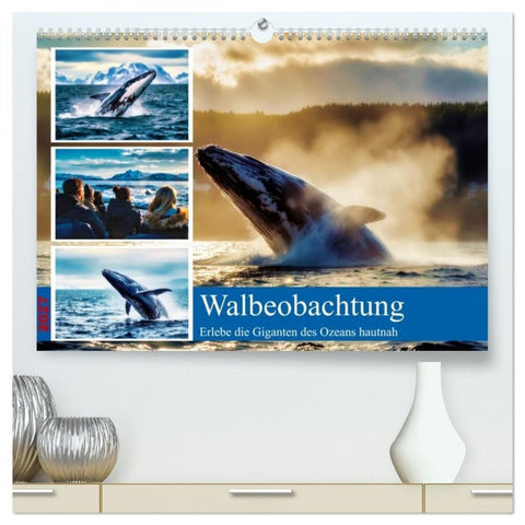 Whale Watching (hochwertiger Premium Wandkalender 2027 DIN A2 quer), Kunstdruck in Hochglanz