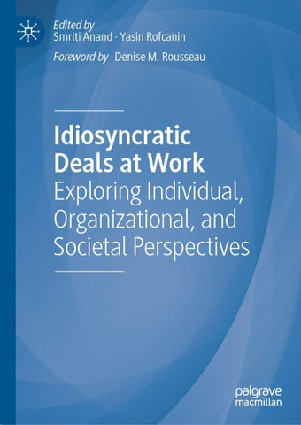 Idiosyncratic Deals at Work