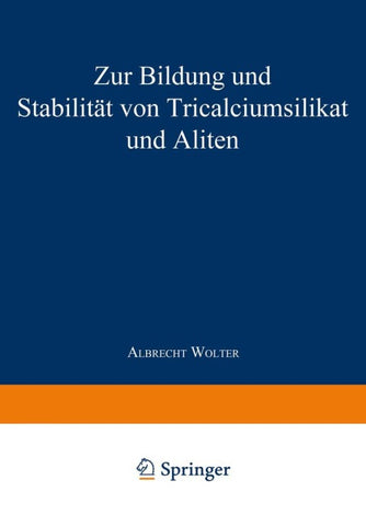 Zur Bildung und Stabilität von Tricalciumsilikat und Aliten