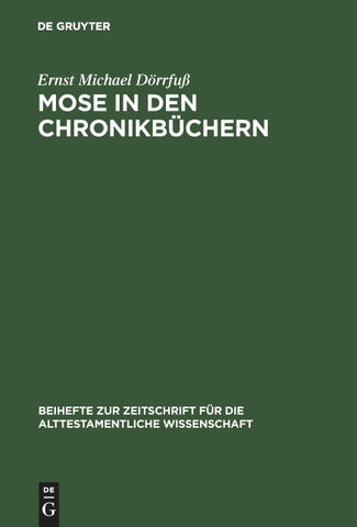 Mose in den Chronikbüchern