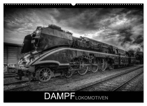 Dampflokomotiven (Wandkalender 2026 DIN A2 quer), CALVENDO Monatskalender