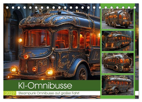 KI-Omnibusse (Tischkalender 2027 DIN A5 quer), CALVENDO Monatskalender