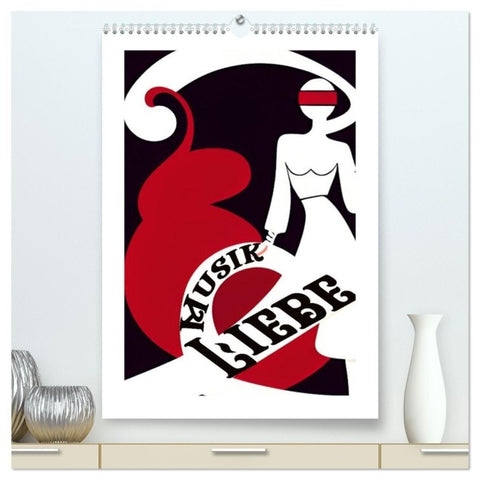 Musikliebe (hochwertiger Premium Wandkalender 2027 DIN A2 hoch), Kunstdruck in Hochglanz