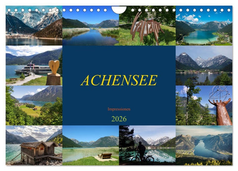 ACHENSEE Impressionen (Wandkalender 2026 DIN A4 quer), CALVENDO Monatskalender