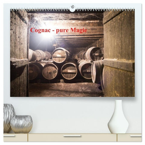 Cognac - pure Magie (hochwertiger Premium Wandkalender 2027 DIN A2 quer), Kunstdruck in Hochglanz