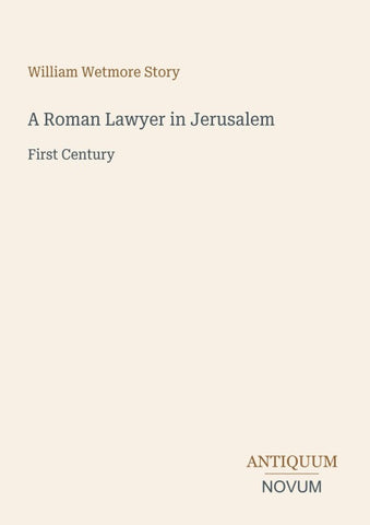 A Roman Lawyer in Jerusalem