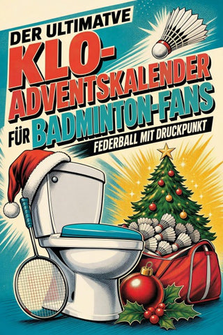 Der ultimative Klo-Adventskalender für Badminton-Fans
