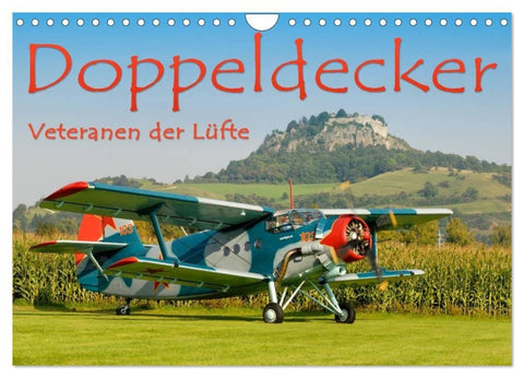 Doppeldecker - Veteranen der Lüfte (Wandkalender 2027 DIN A4 quer), CALVENDO Monatskalender