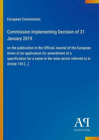 Commission Implementing Decision of 31 January 2019