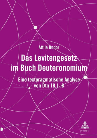 Das Levitengesetz im Buch Deuteronomium