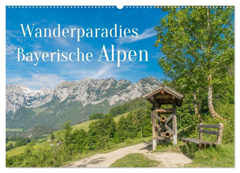 Wanderparadies Bayerische Alpen (Wandkalender 2027 DIN A2 quer), CALVENDO Monatskalender