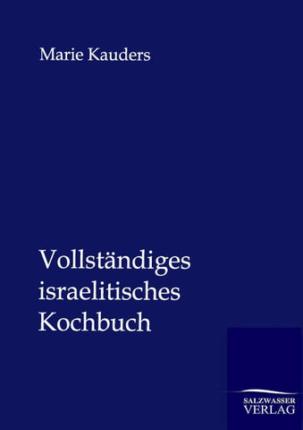 Vollständiges israelitisches Kochbuch