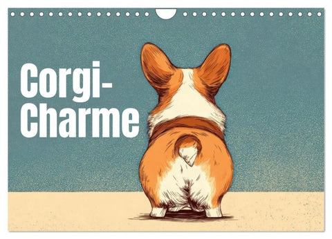 Corgi-Charme (Wandkalender 2027 DIN A4 quer), CALVENDO Monatskalender