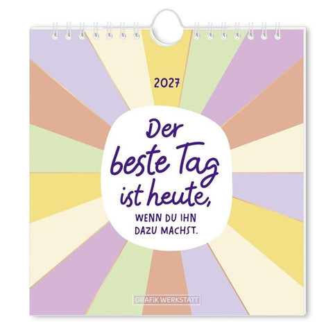 Postkartenkalender 2027 Der beste Tag