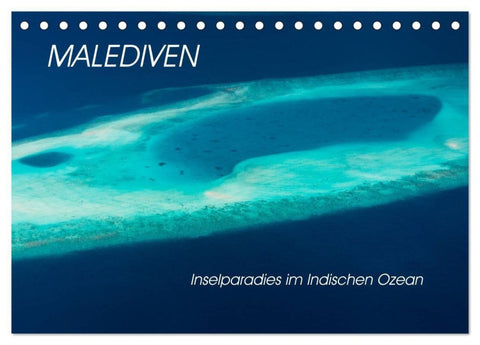 Malediven - Inselparadies im Indischen Ozean (Tischkalender 2027 DIN A5 quer), CALVENDO Monatskalender