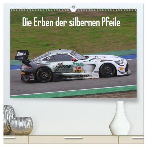 Die Erben der silbernen Pfeile (hochwertiger Premium Wandkalender 2026 DIN A2 quer), Kunstdruck in Hochglanz