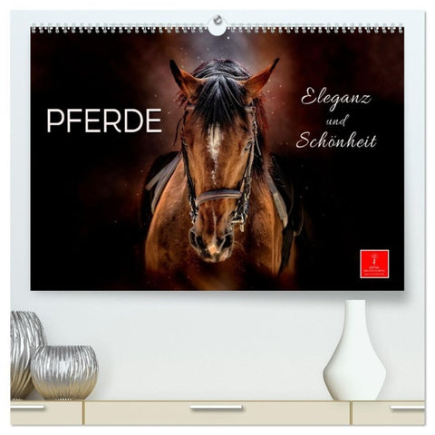 Eleganz und Schönheit - Pferde (hochwertiger Premium Wandkalender 2027 DIN A2 quer), Kunstdruck in Hochglanz