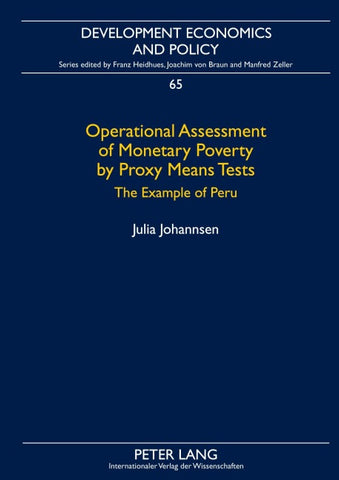 Operational Assessment of Monetary Poverty by Proxy Means Tests