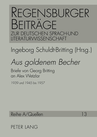 «Aus goldenem Becher»