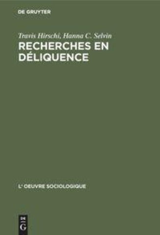Recherches en déliquence