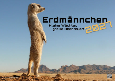 Erdmännchen – Kleine Wächter, große Abenteuer! - 2027 - Kalender DIN A3