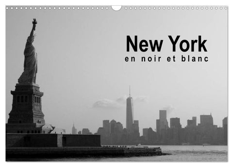New York en noir et blanc (Calendrier mural 2026 DIN A3 vertical), CALVENDO calendrier mensuel