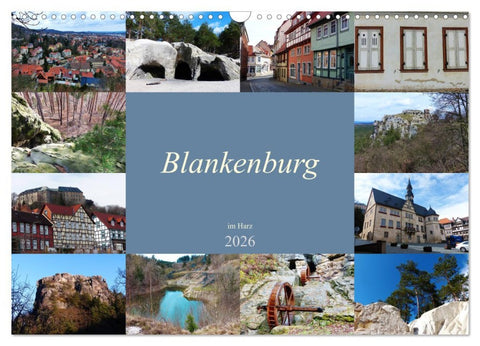 Blankenburg im Harz (Wandkalender 2026 DIN A3 quer), CALVENDO Monatskalender