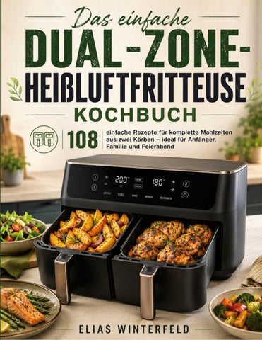 Das einfache Dual-Zone-Heißluftfritteuse Kochbuch