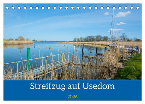 Streifzug auf Usedom (Tischkalender 2026 DIN A5 quer), CALVENDO Monatskalender
