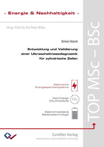 Entwicklung und Validierung einer Ultraschallmessdiagnostik für zylindrische Zellen