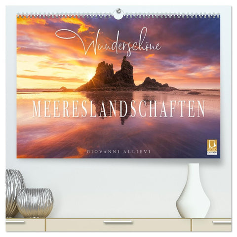 Wunderschöne Meereslandschaften (hochwertiger Premium Wandkalender 2026 DIN A2 quer), Kunstdruck in Hochglanz