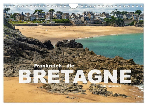 Frankreich - die Bretagne (Wandkalender 2027 DIN A4 quer), CALVENDO Monatskalender