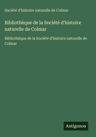Bibliothèque de la Société d'histoire naturelle de Colmar