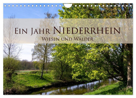 Ein Jahr Niederrhein Wiesen und Wälder (Wandkalender 2027 DIN A4 quer), CALVENDO Monatskalender