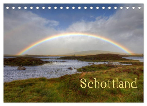 Schottland (Tischkalender 2027 DIN A5 quer), CALVENDO Monatskalender