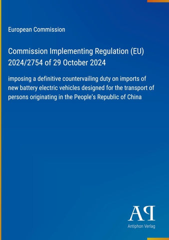 Commission Implementing Regulation (EU) 2024/2754 of 29 October 2024