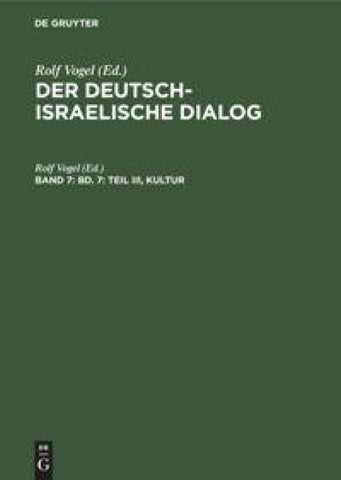 Bd. 7: Teil III, Kultur