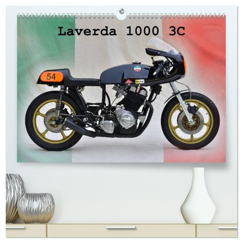 Laverda 1000 3C (hochwertiger Premium Wandkalender 2027 DIN A2 quer), Kunstdruck in Hochglanz