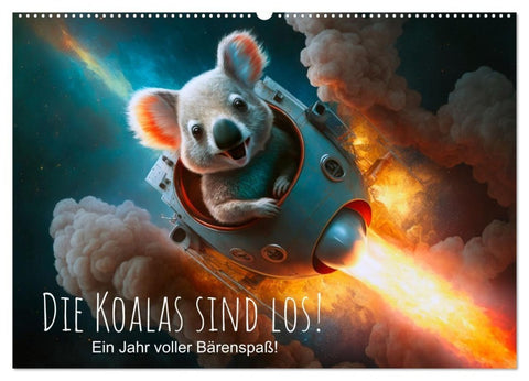 Die Koalas sind los! Ein Jahr voller Bärenspaß (Wandkalender 2027 DIN A2 quer), CALVENDO Monatskalender