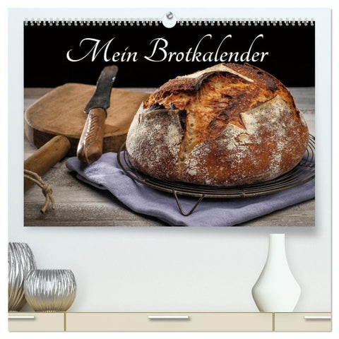 Mein Brotkalender (hochwertiger Premium Wandkalender 2027 DIN A2 quer), Kunstdruck in Hochglanz