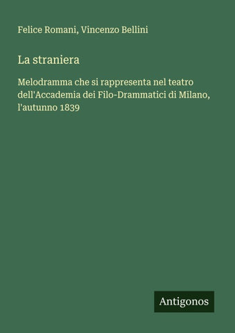 La straniera