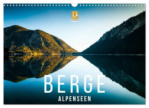 Berge. Alpenseen (Wandkalender 2027 DIN A3 quer), CALVENDO Monatskalender