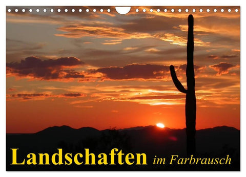 Landschaften im Farbrausch (Wandkalender 2026 DIN A4 quer), CALVENDO Monatskalender