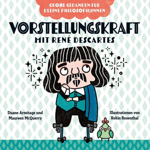 Vorstellungskraft mit René Descartes. Bilderbuch