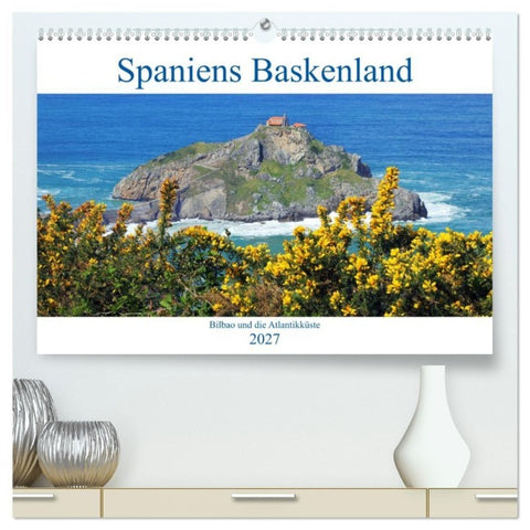 Spaniens Baskenland (hochwertiger Premium Wandkalender 2027 DIN A2 quer), Kunstdruck in Hochglanz