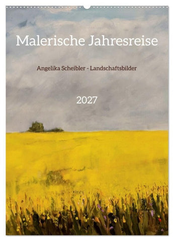 Malerische Jahresreise (Wandkalender 2027 DIN A2 hoch), CALVENDO Monatskalender