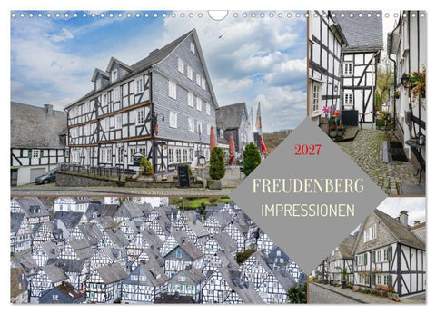 Freudenberg Impressionen (Wandkalender 2027 DIN A3 quer), CALVENDO Monatskalender