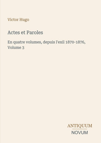 Actes et Paroles