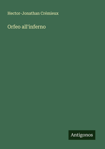 Orfeo all'inferno