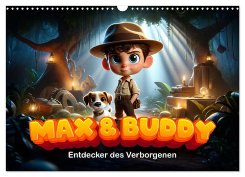 Max und Buddy: Entdecker des Verborgenen (Wandkalender 2027 DIN A3 quer), CALVENDO Monatskalender